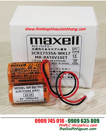 Pin nuôi nguồn Mitsubishi MR-BAT6V1SET/ 2CR17335A-WK17 lithium 6v chính hãng Made in Japan